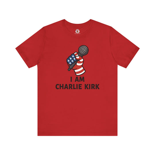 Charlie Kirk Mic T-Shirt