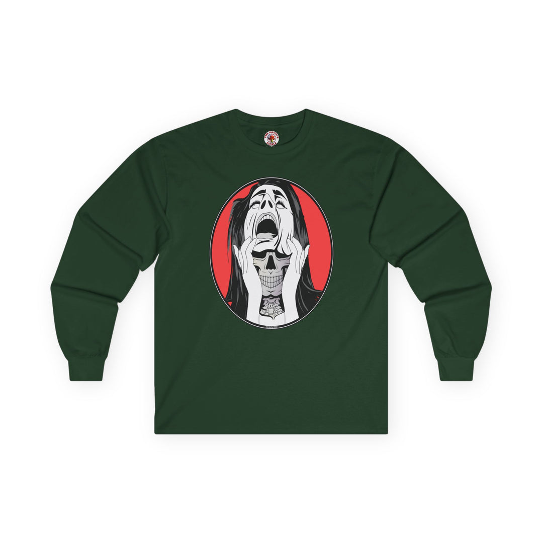 Skull Woman Long Sleeve Tee