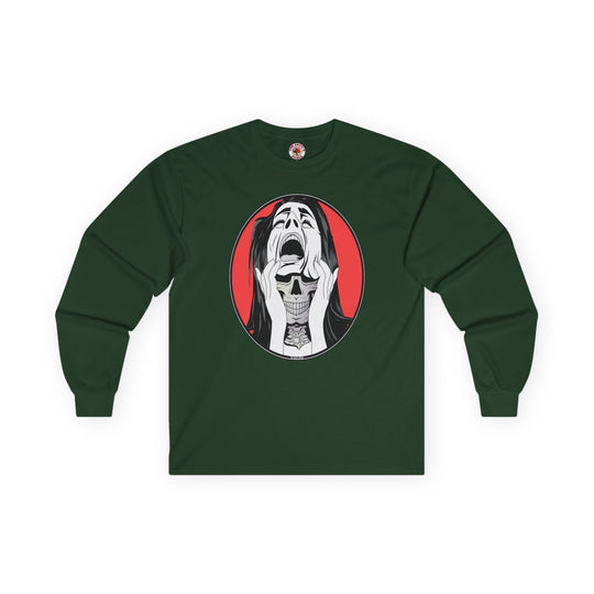 Skull Woman Long Sleeve Tee