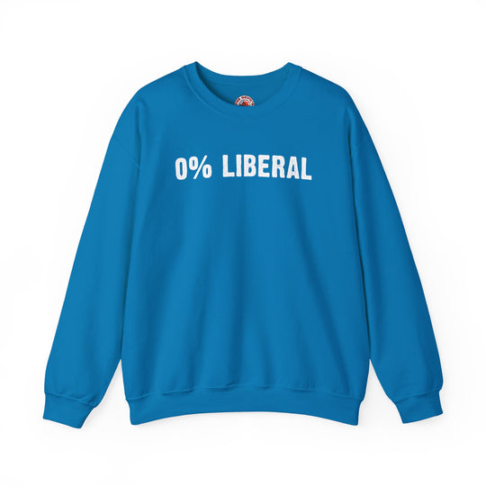 0% Liberal Crewneck Sweatshirt
