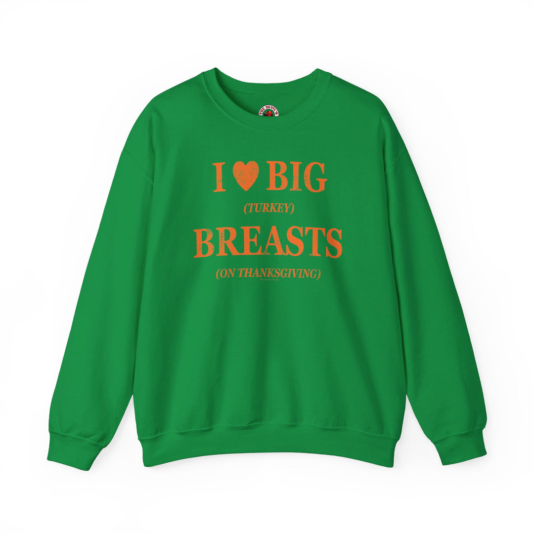 I Heart Big Breasts Crewneck Sweatshirt