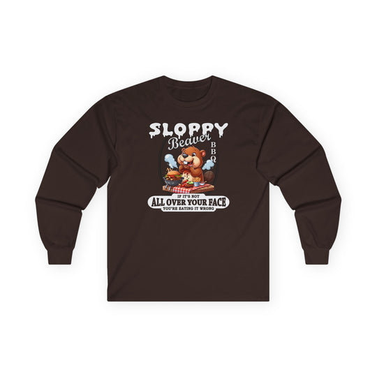 Sloppy Beaver BBQ Long Sleeve Tee