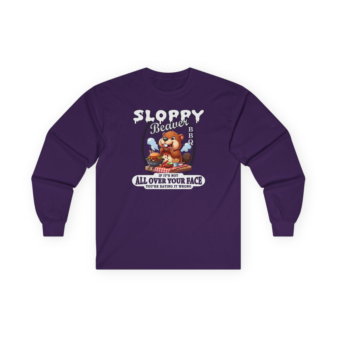 Sloppy Beaver BBQ Long Sleeve Tee