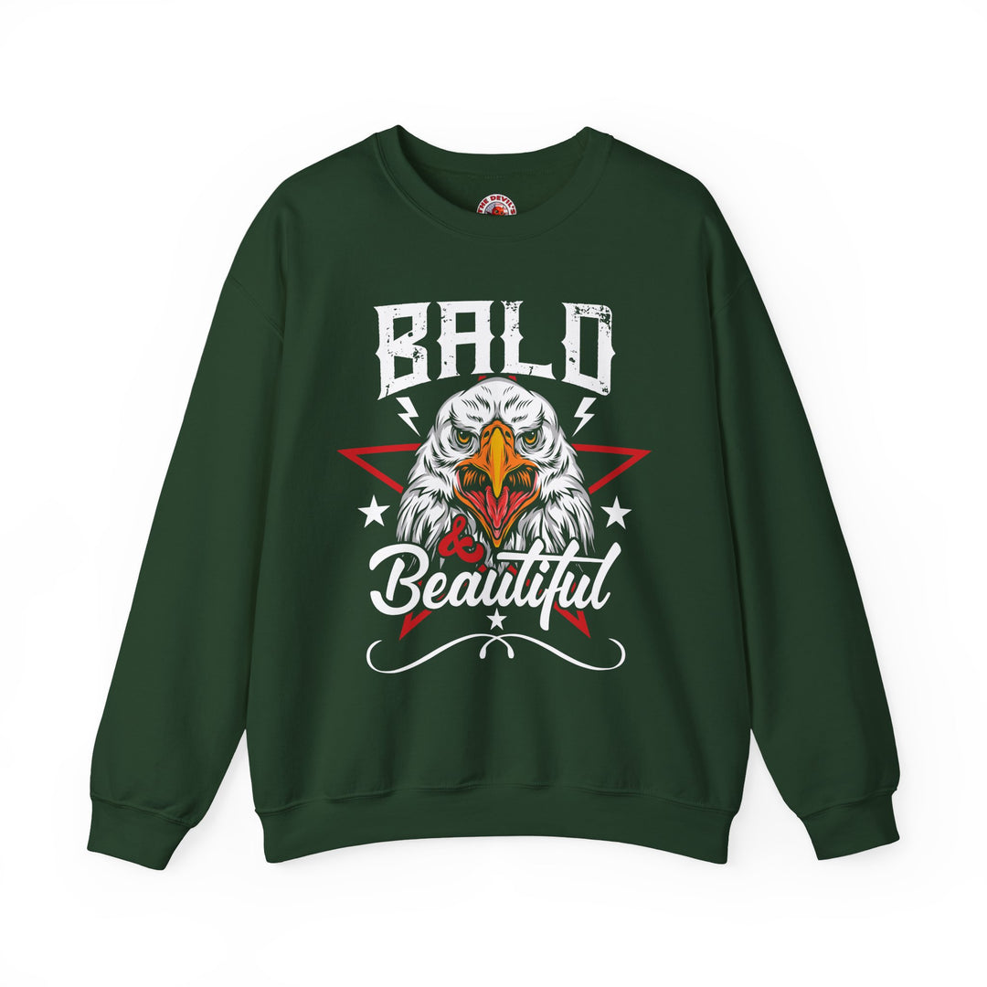 Bald And Beautiful Crewneck Sweatshirt