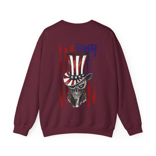 The Devil's Pickle Patriotic Skull Crewneck Sweatshirt