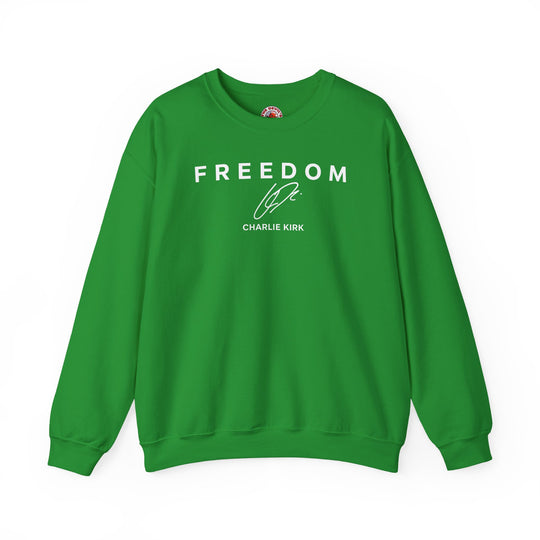 Charlie Kirk Freedom Crewneck Sweatshirt