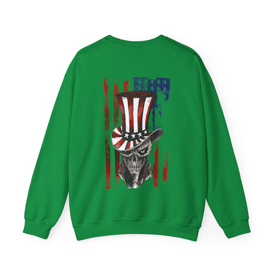 The Devil's Pickle Patriotic Skull Crewneck Sweatshirt