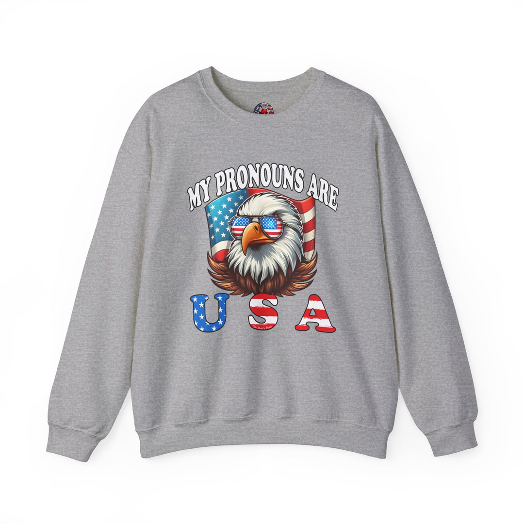 My Pronouns Are U.S.A Crewneck Sweatshirt