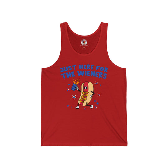 Just Here For The Wieners Tank Top