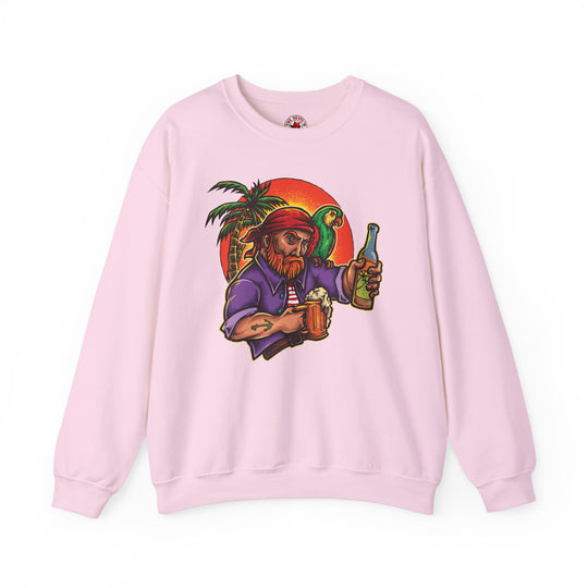 Sunset Pirate Beer Crewneck Sweatshirt