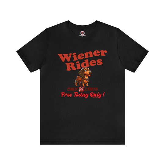 Free Wiener Rides T-Shirt