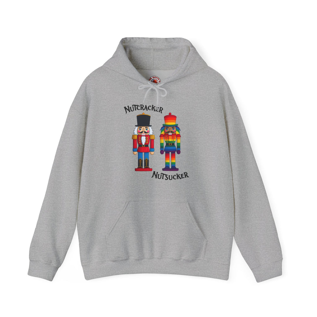 Nutcracker or Nutsucker Hooded Sweatshirt