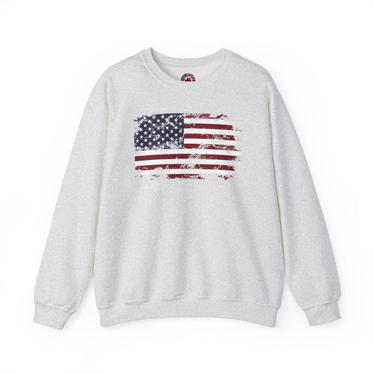 Vintage Style American Flag Crewneck Sweatshirt