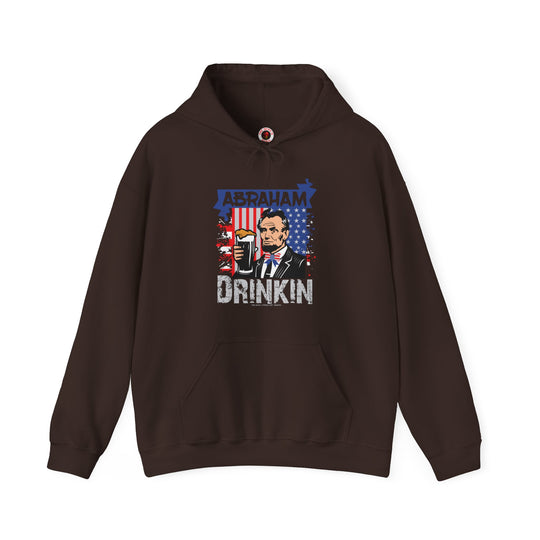 Abraham Drinking Hooded Sweatshirt