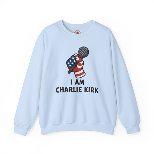 Charlie Kirk Mic Crewneck Sweatshirt