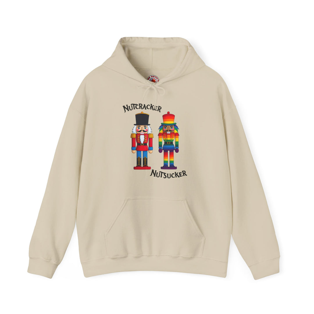 Nutcracker or Nutsucker Hooded Sweatshirt