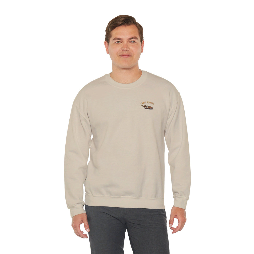 Camel Towing Back Crewneck Sweatshirt