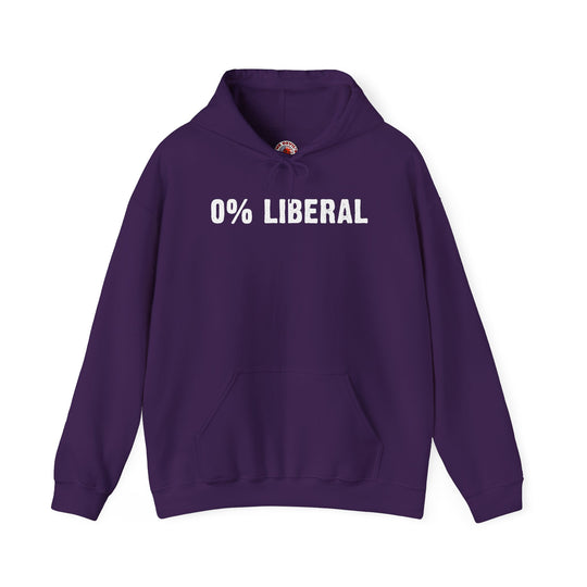 0% Liberal Hooded Sweatshirt