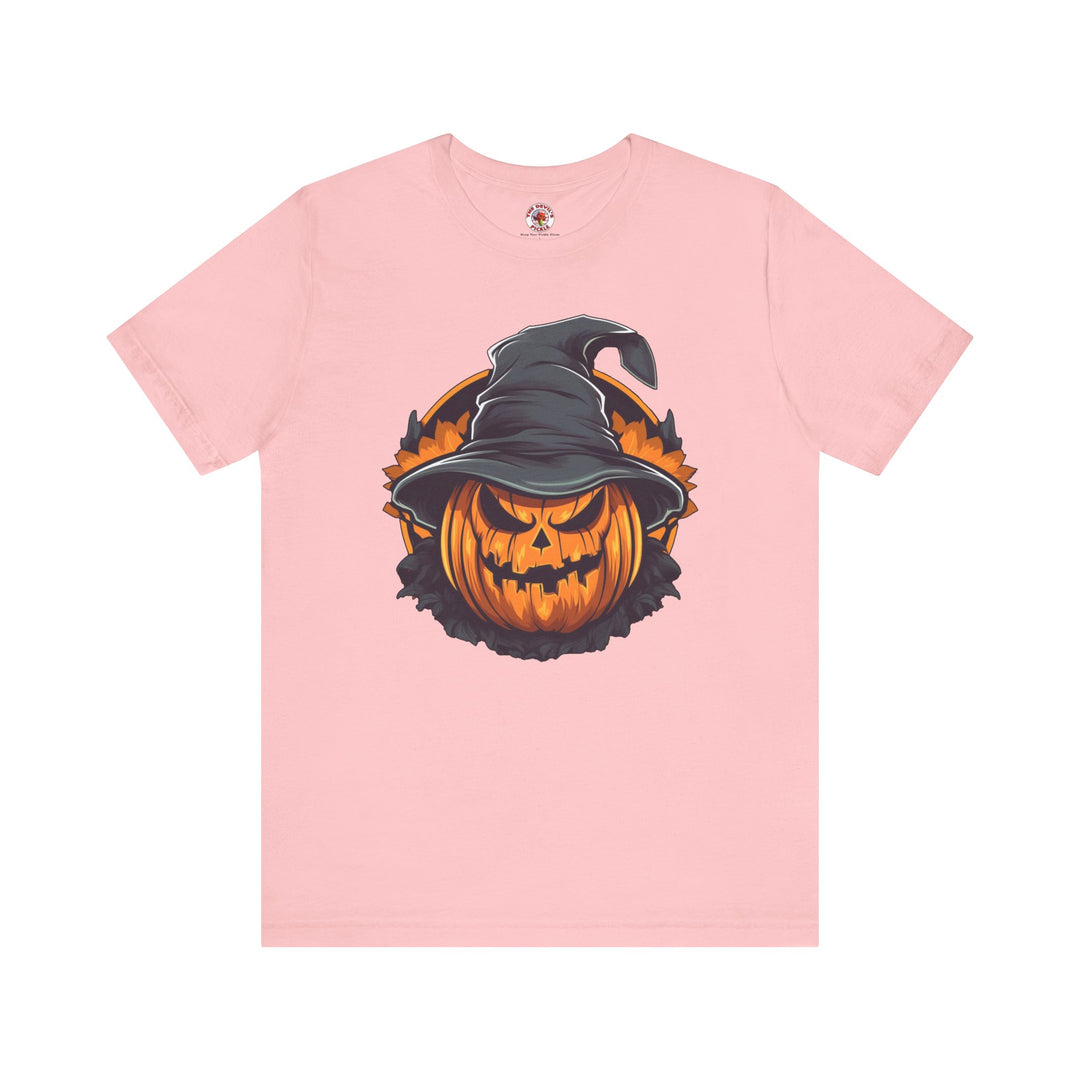 Scary Witch Pumpkin Halloween T-Shirt