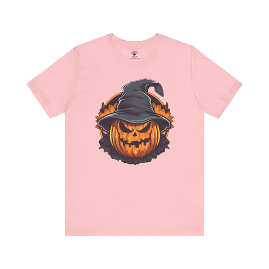 Scary Witch Pumpkin Halloween T-Shirt