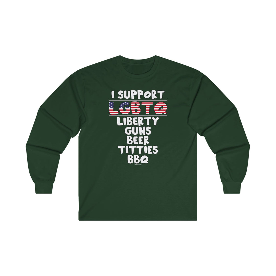 I Support LGBTQ Long Sleeve Tee