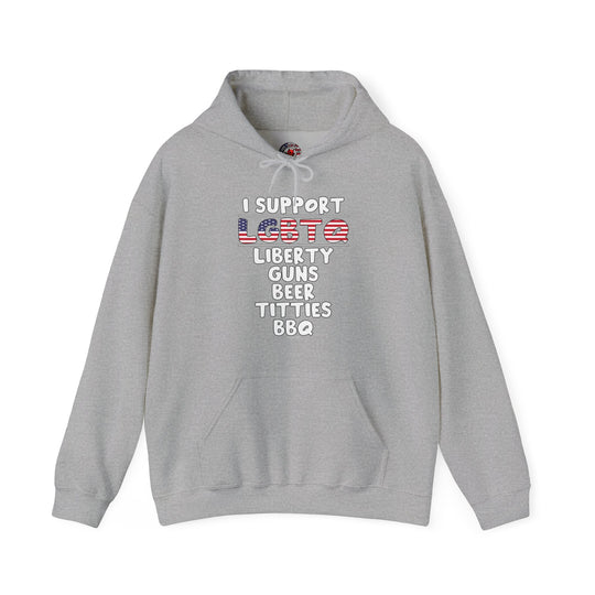 I Support LGBTQ Hooded Sweatshirt