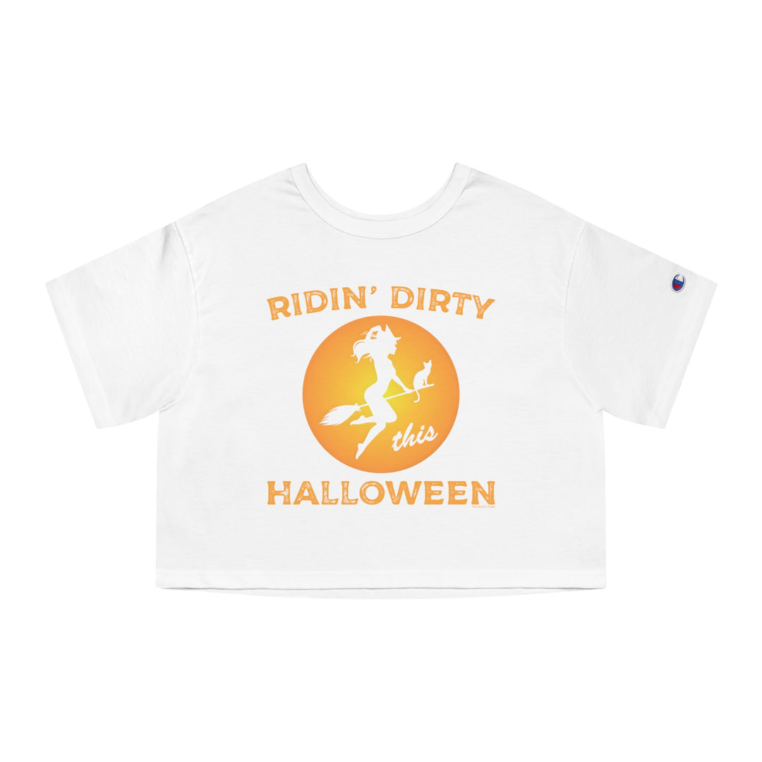 Ridin' Dirty This Halloween Cropped T-Shirt