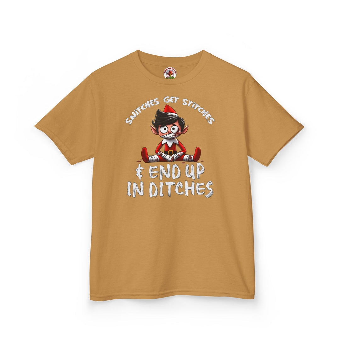 Snitches Get Stitches Kids T-Shirt