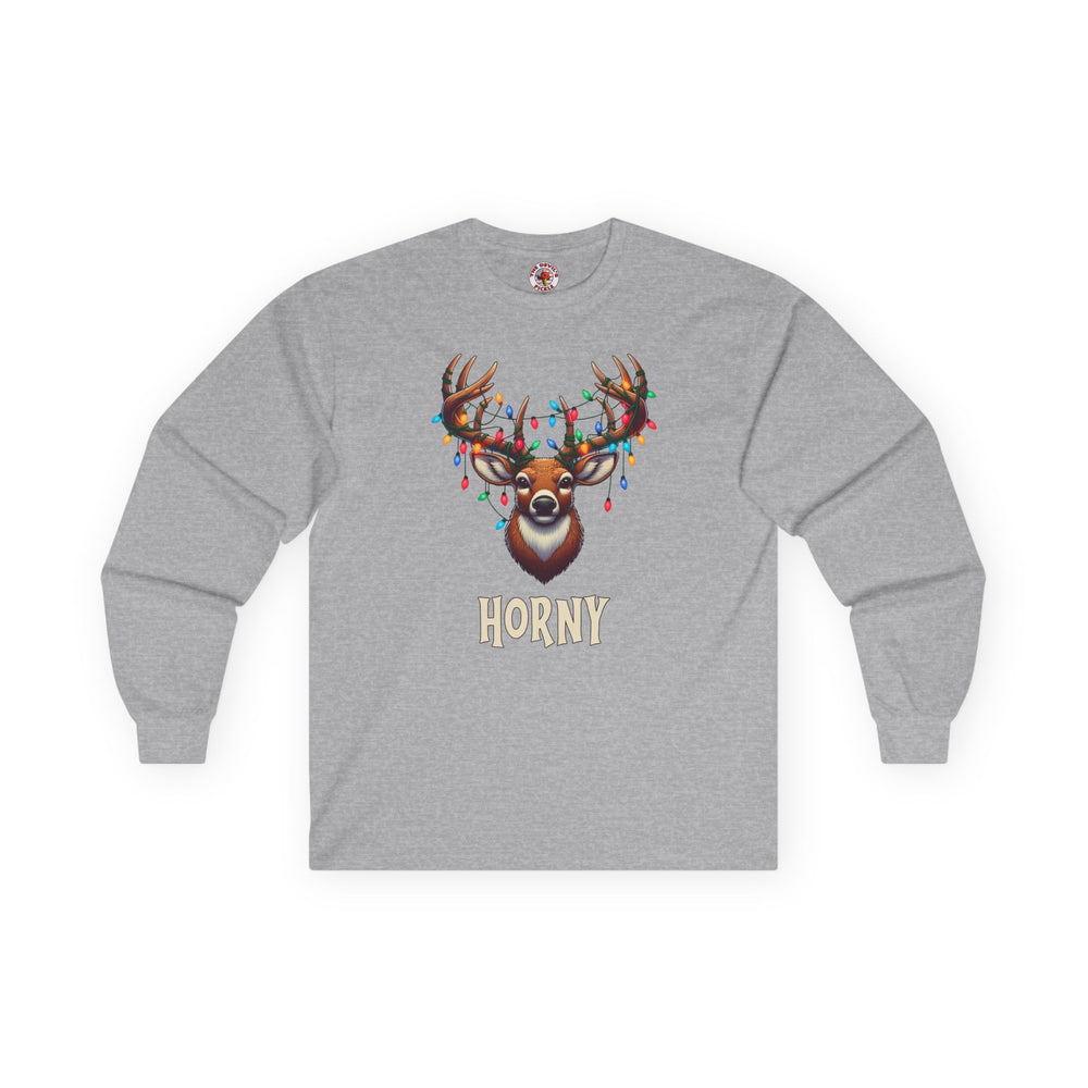 Horny Reindeer Long Sleeve Tee