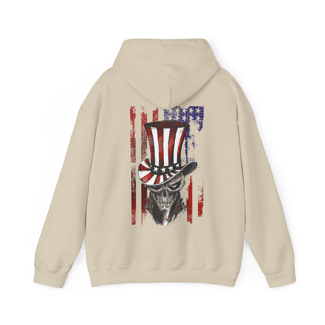 The Devil's Pickle Patriotic Skull Hooded Sweatshirt