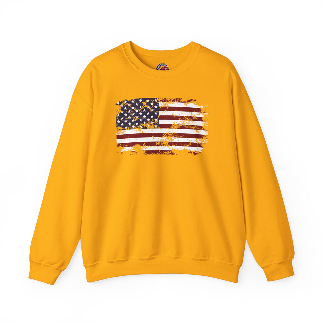 Vintage Style American Flag Crewneck Sweatshirt