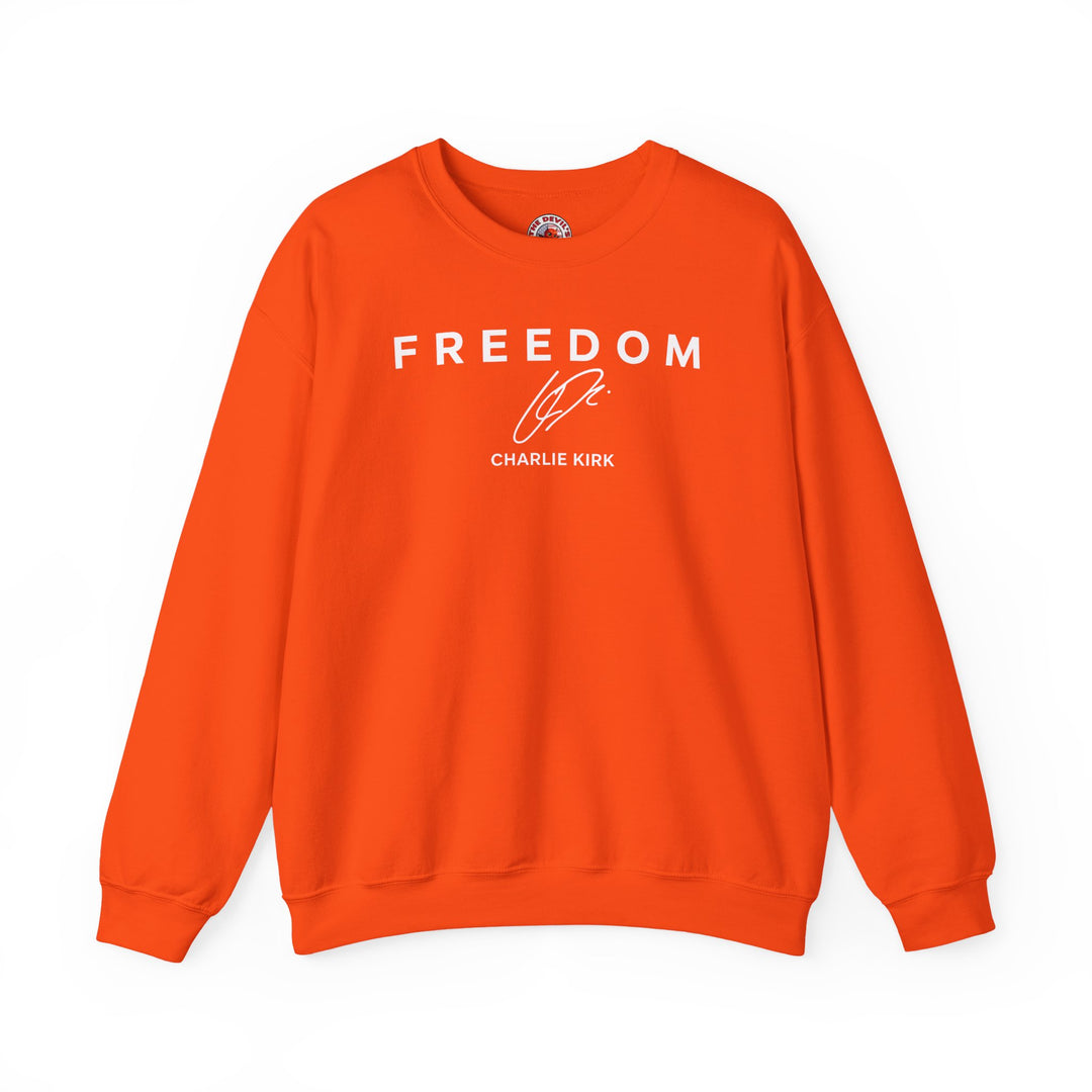 Charlie Kirk Freedom Crewneck Sweatshirt