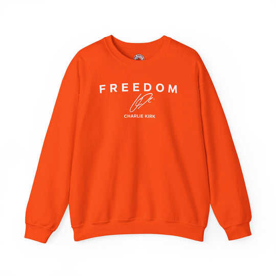 Charlie Kirk Freedom Crewneck Sweatshirt