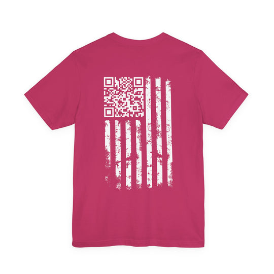 American Flag QR Code T-Shirt