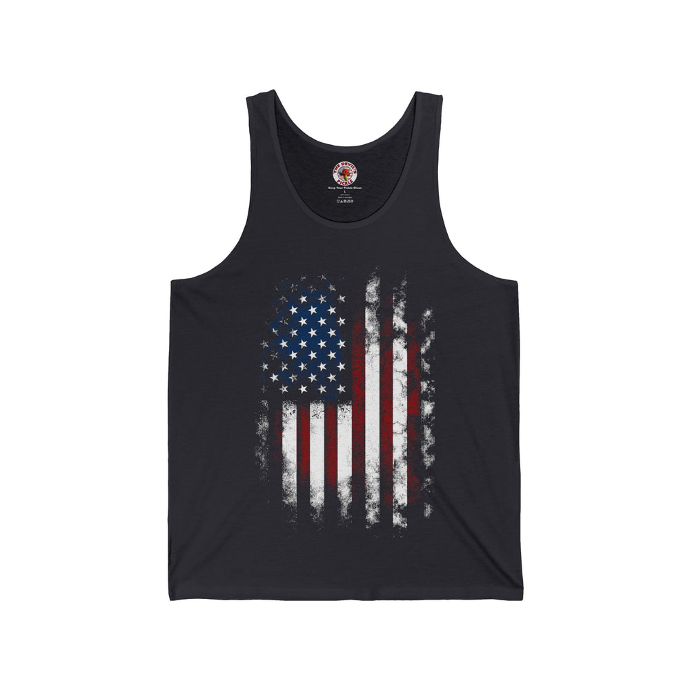 Distressed American Flag Tank Top