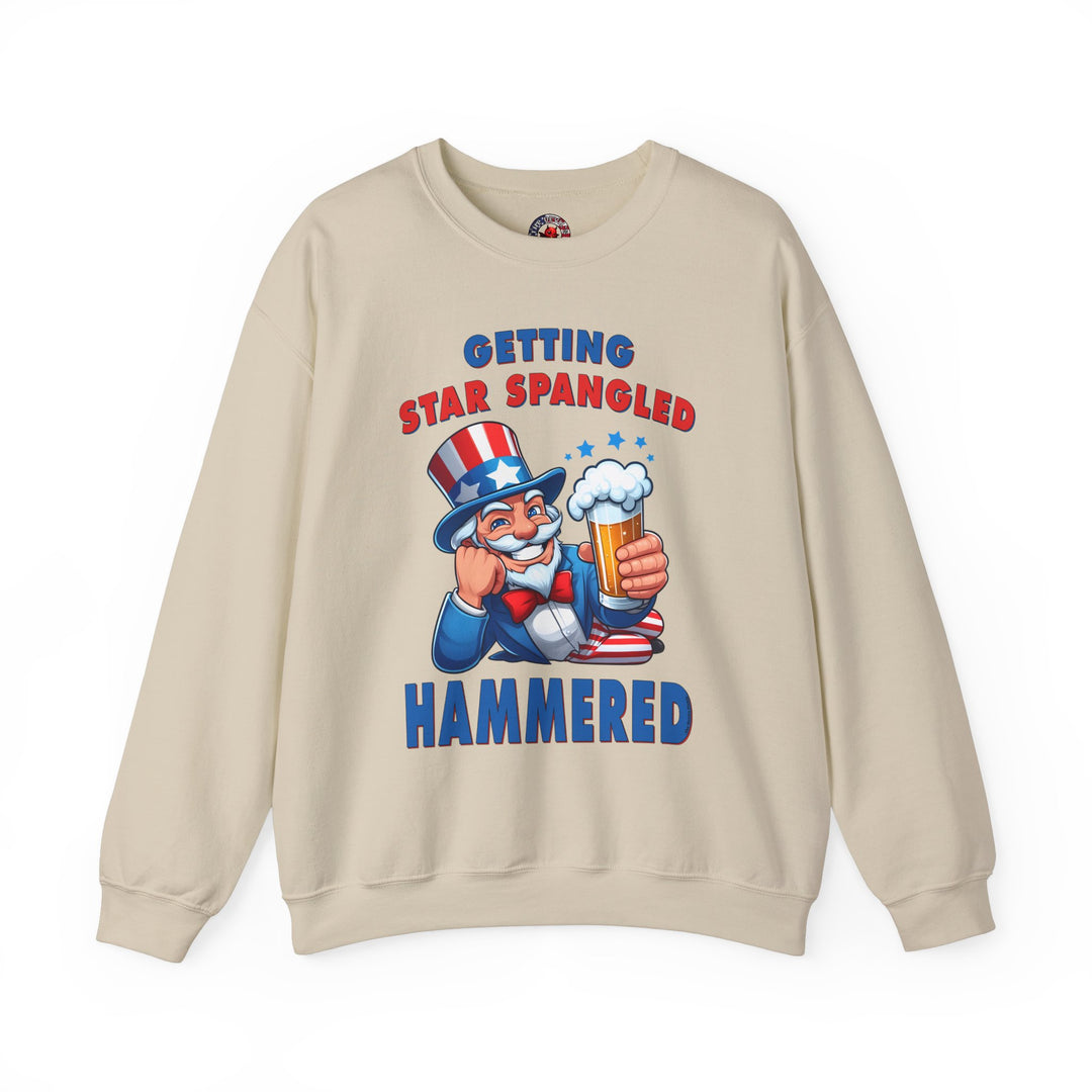 Star Spangled Hammered Crewneck Sweatshirt
