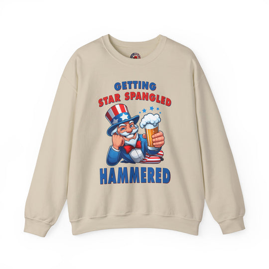 Star Spangled Hammered Crewneck Sweatshirt