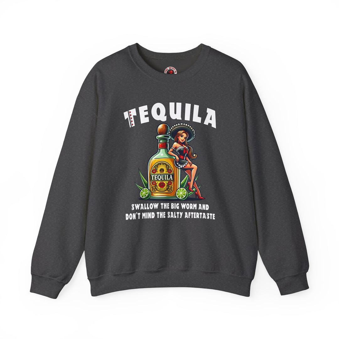 Tequila Swallow The Big Worm Crewneck Sweatshirt