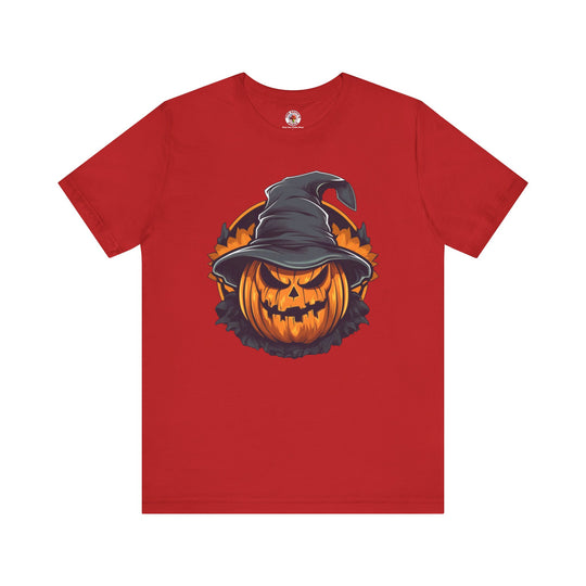 Scary Witch Pumpkin Halloween T-Shirt