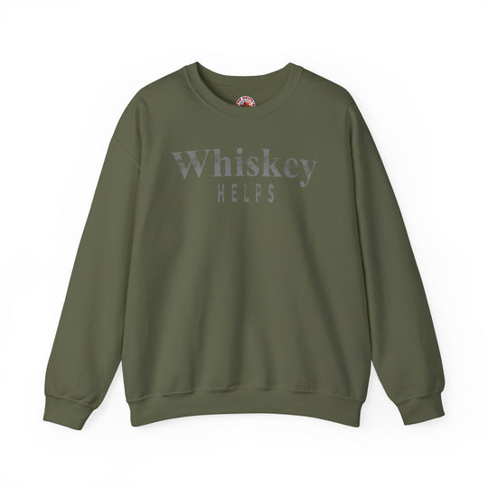 Whiskey Helps Crewneck Sweatshirt
