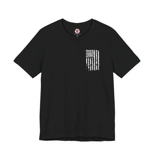 American Flag QR Code T-Shirt