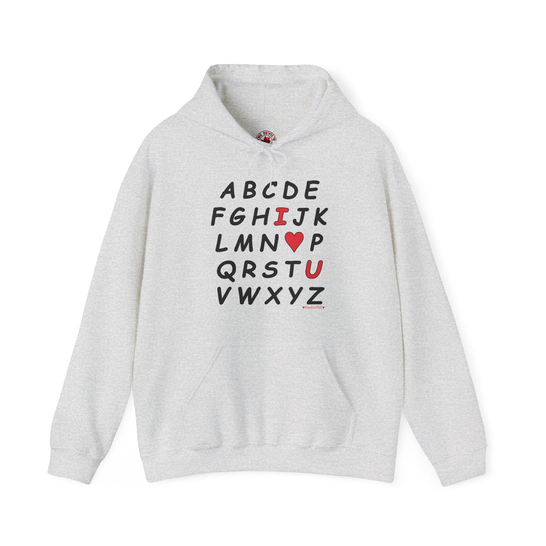 ABC I Love You Hooded Sweatshirt