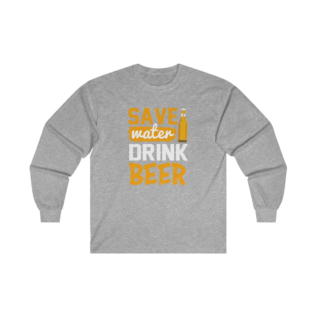 Save Water Drink Beer Long Sleeve Tee