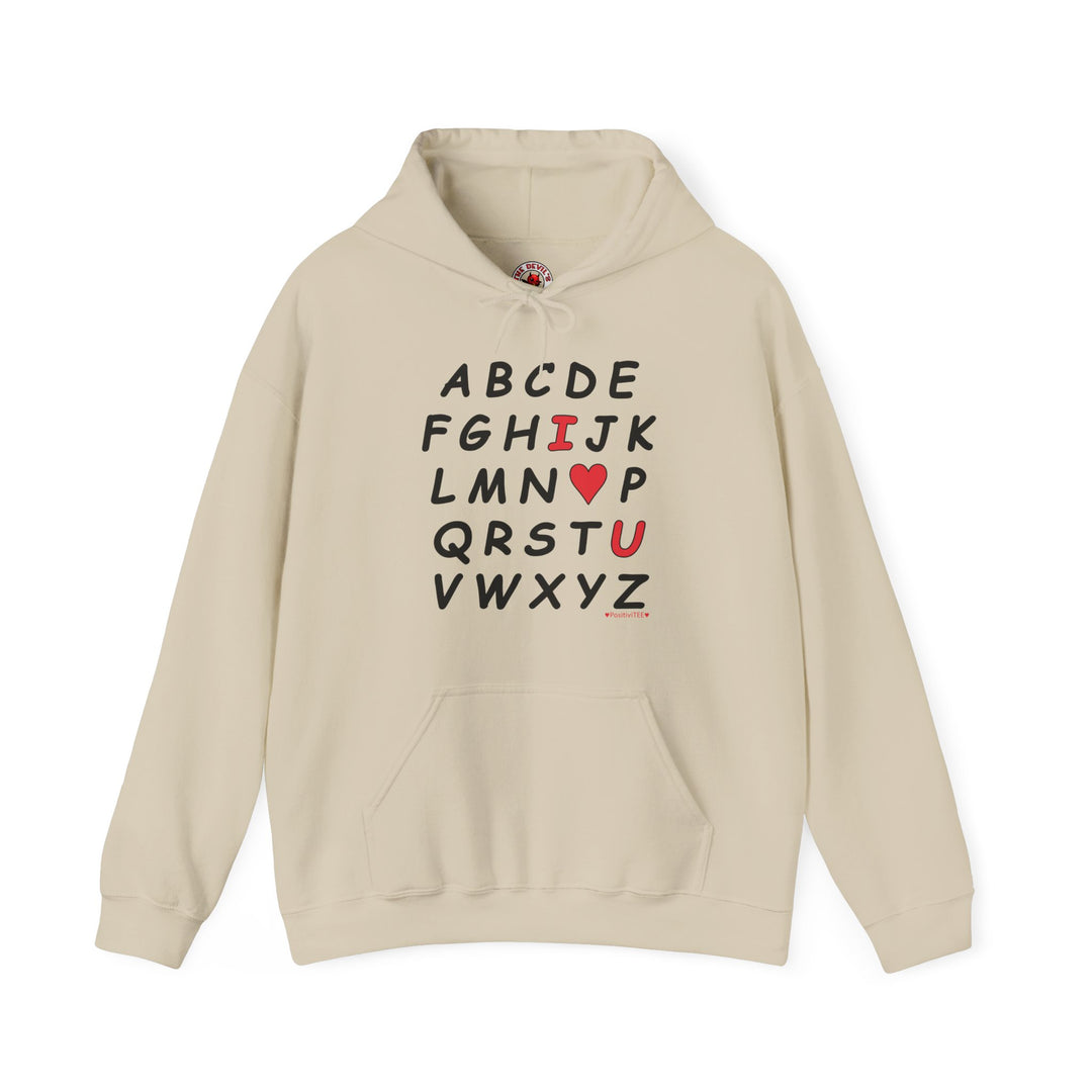 ABC I Love You Hooded Sweatshirt