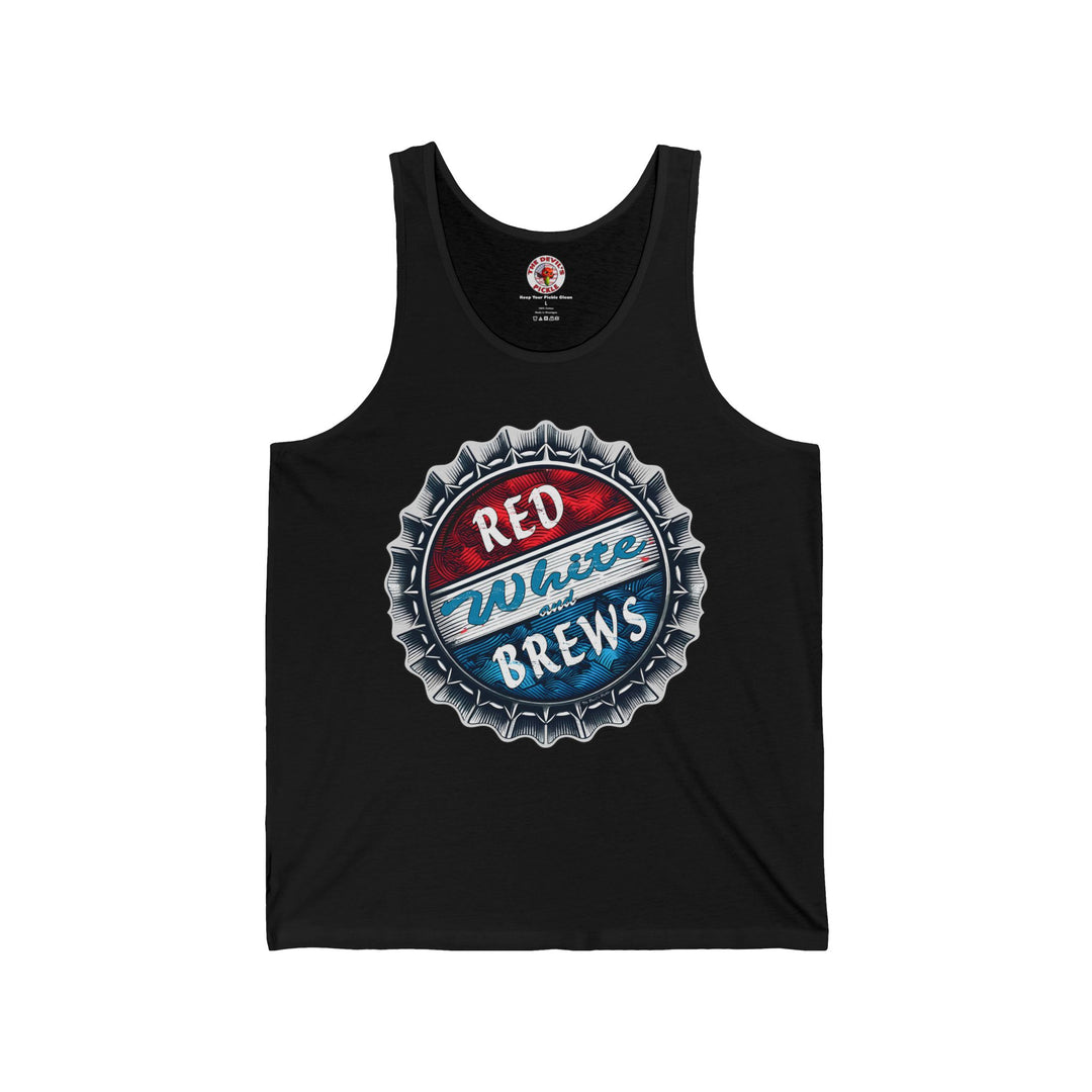 Red, White and Brews Tank Top