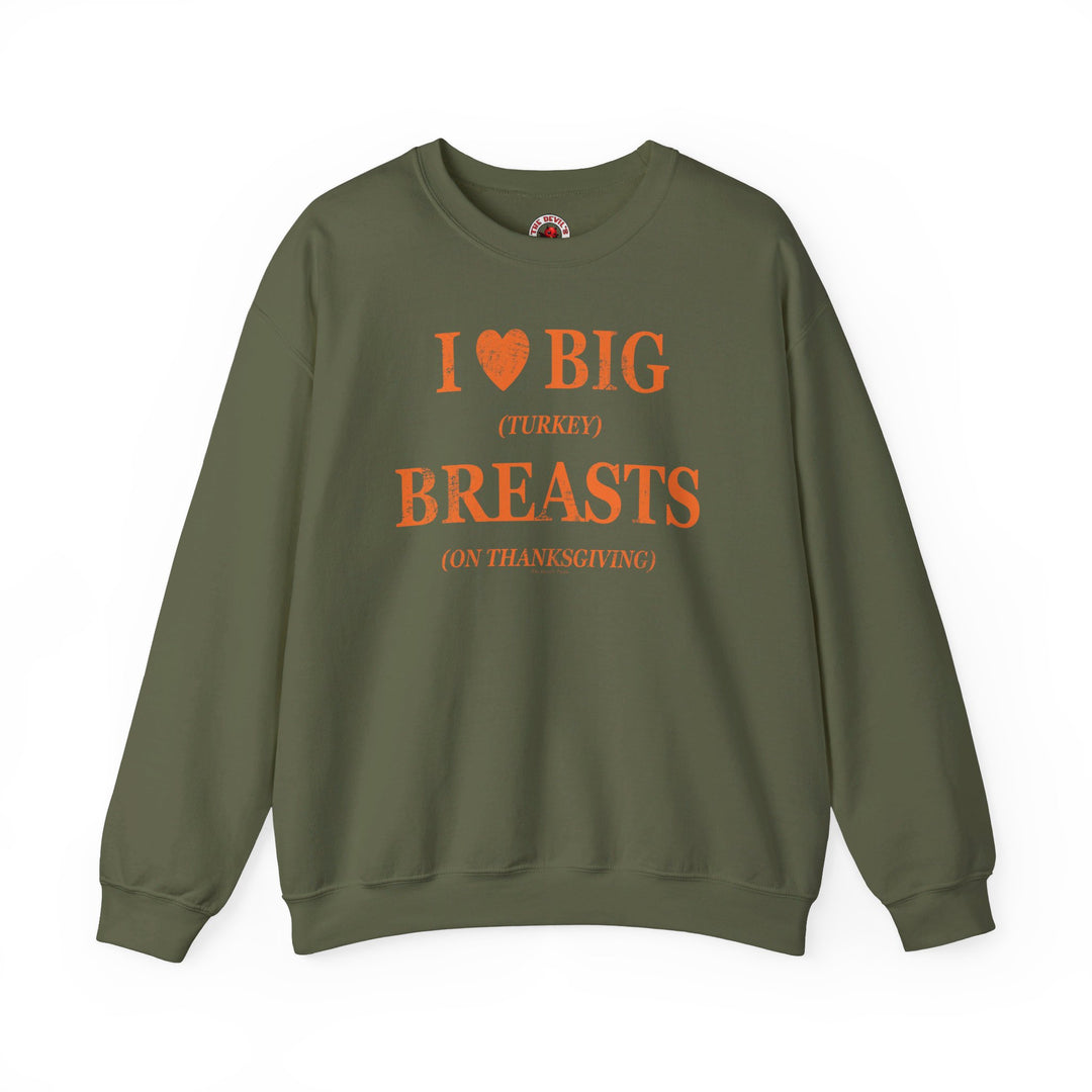 I Heart Big Breasts Crewneck Sweatshirt