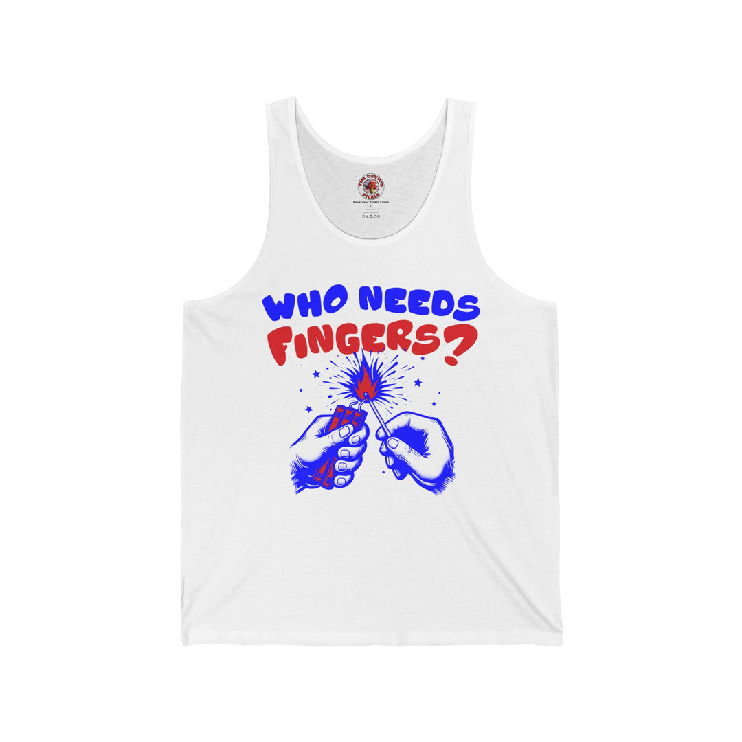 Who Needs Fingers Tank Top