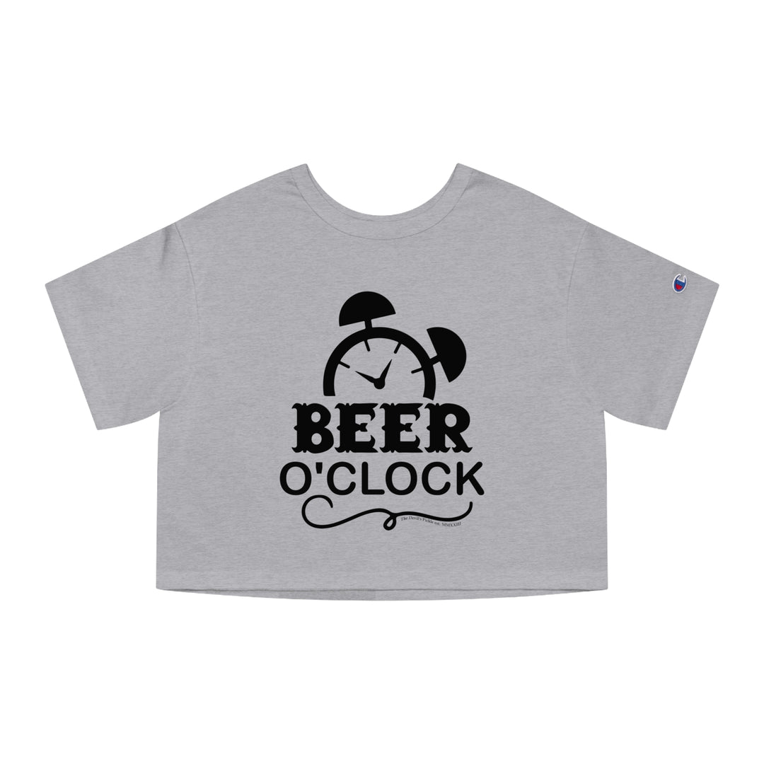 Beer O'clock Cropped T-Shirt