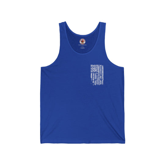 American Flag QR Code Tank Top