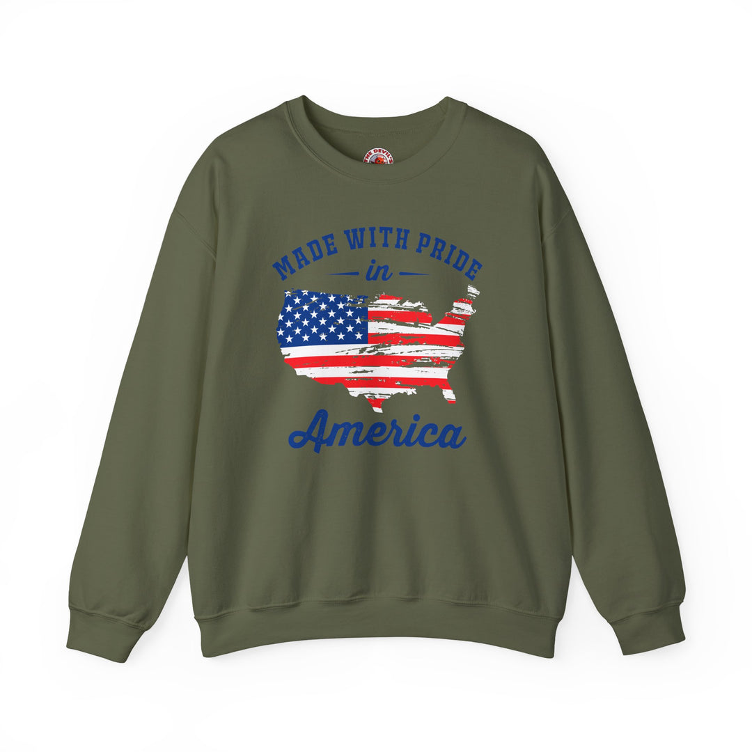 Made With Pride In America Crewneck Sweatshirt